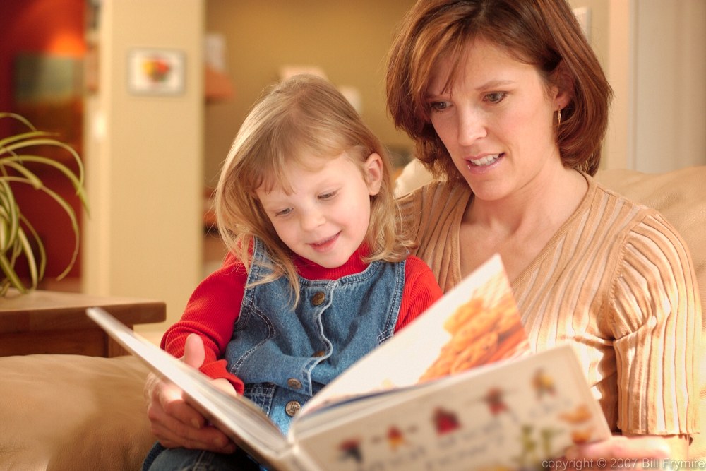  image in my gallery under people>>children>> mother reading to daughter.