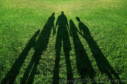 family-shadow-grass-together-434