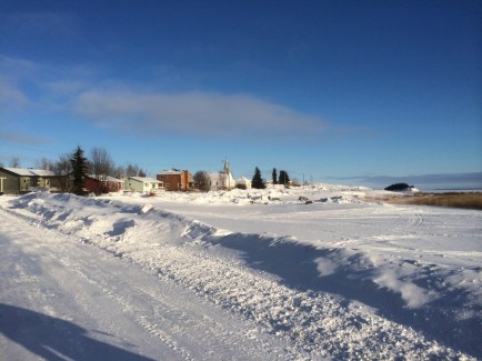 Fort Chipewyan in winter