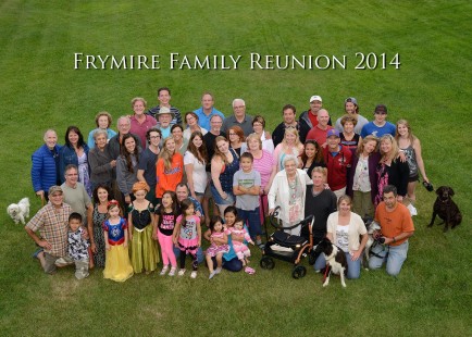 Frymire family reunion 2014 small