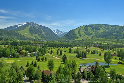 Aspen golf course Colorado USA