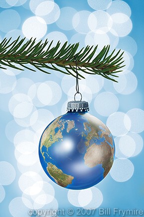 Globe Christmas Ornament