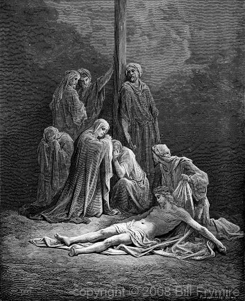 Gustave Dore illustration of the Dead Christ