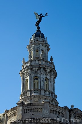 close up of part of the Havana Ballet and Opera House