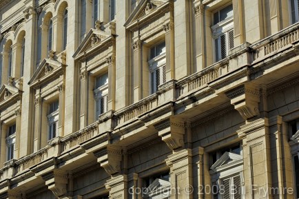 Ornate old building exterior in Havana Cuba