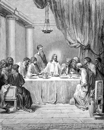 Gustave Dore illustration of the Last Supper