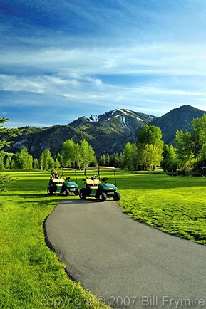 golf course in Sun Valley Idaho USA