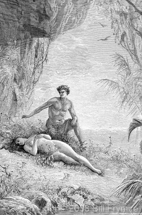 Gustave Dore illustration of Adam and Eve