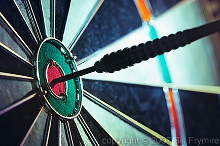 dartboard bullseye
