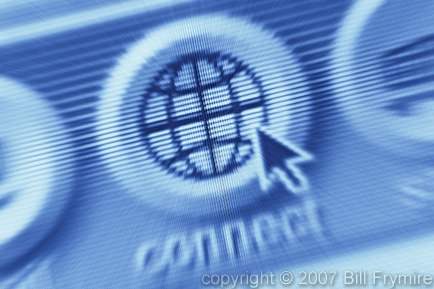 computer screen wire globe