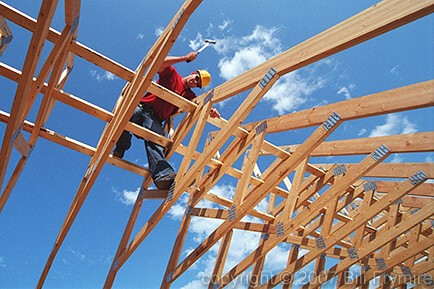 carpenter on trusses