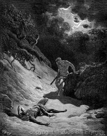 Gustave Dore illustration of the Death of Abel