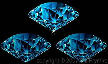 three diamonds