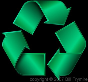 green recycle symbol