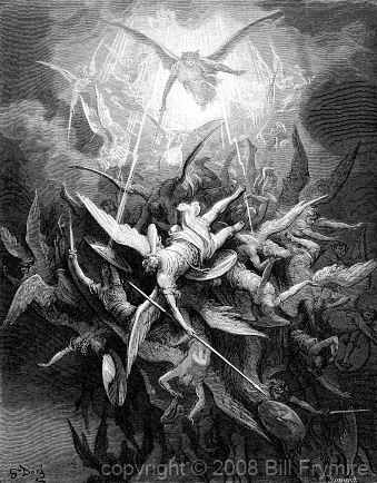 Gustave Dore illustration The Fall of the Rebel Angels