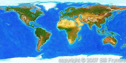 panoramic world map