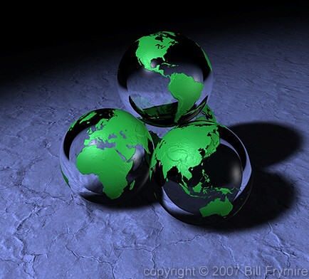 marble globes