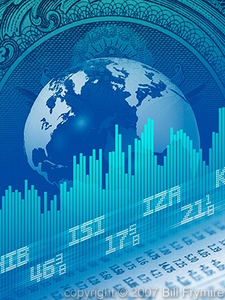 global economy collage