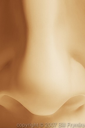 close up of human nose