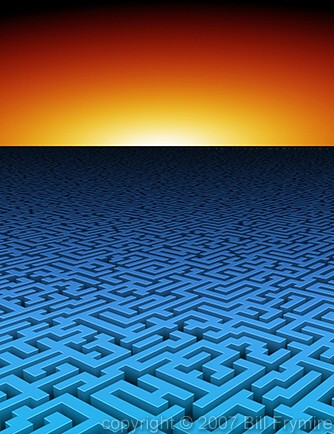 labyrinth on the horizon