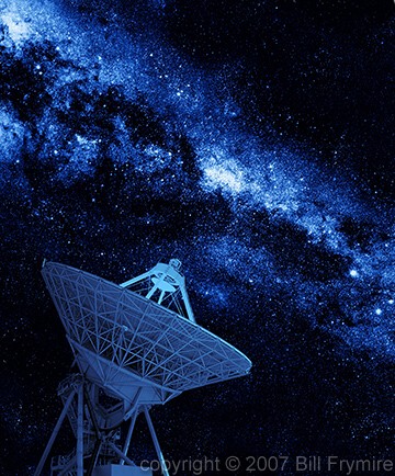 telecommunications satellite dish