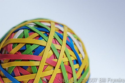 elastic band ball