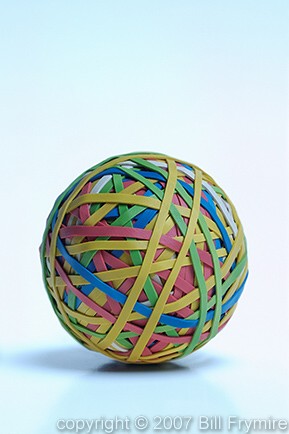 elastic band ball