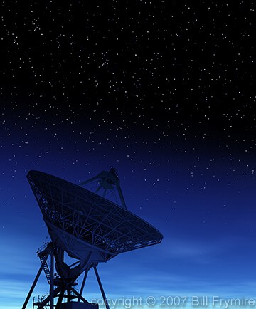 telecommunications satellite dish
