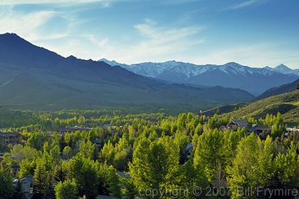 summer in Sun Valley Idaho USA