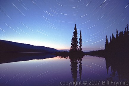 star-trails-sunset-sunrise-lake