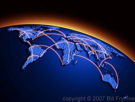 networked globe