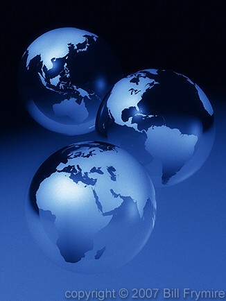 transparent globes