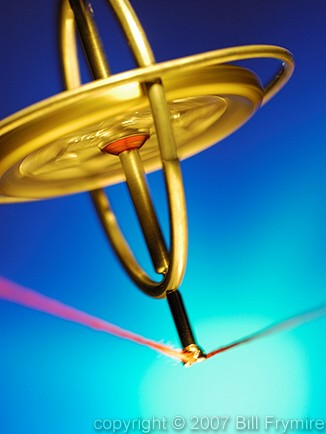 gyroscope falling off a string