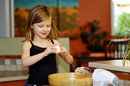 girl baking