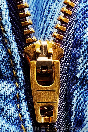 open zipper