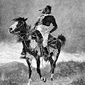 Native Indian on horse