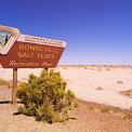 Bonneville Salt Flats sign