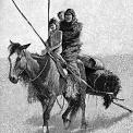 Native Indians on horse