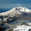 aerial view of Mt. St. Helens Volcano