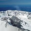 aerial view of Mt. St. Helens volcano