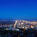 Salt Lake City skyline at night Utah