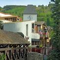 Vail clock tower and covered bridge 