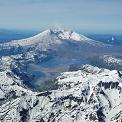 aerial view of Mount Saint Helens volcano