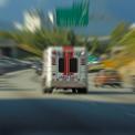 speeding ambulance in city