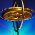 gyroscope balancing on a string