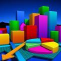 colorful cityscape graphs