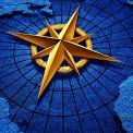 compass rose on North Pole