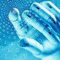 robotic hand and digital data