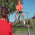 girls on teeter-totter