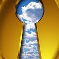 clouds through keyhole